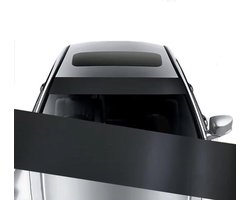 Voorruit Zonneband - Zonwering Sticker - Rijcomfort Verbeteren - Sportieve Uitstraling - Voor ynk & Co 01 - Zwart