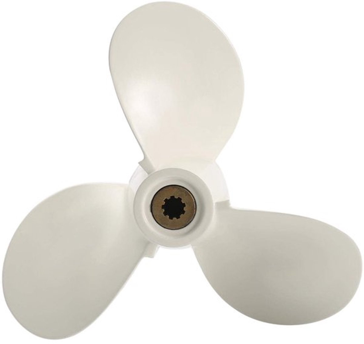 Buitenboordpropeller 7 1/2 x 8 BA - 3-blads - Aluminium - Voor Yamaha 4HP/5HP - Lichtgewicht - Eenvoudig te installeren - Motorpropeller
