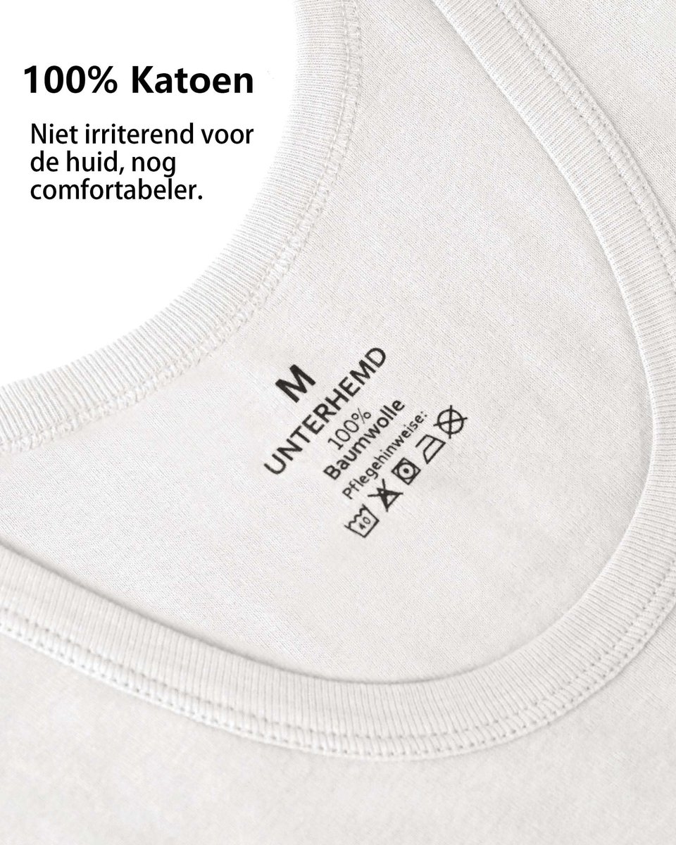 SnelShoppen - Smart Sir Bx100 Heren Ondershirt Tanktop Katoen 3/5 Stuks, Ideaal voor Casual en Sportieve Gelegenheden, Comfortabele Basislaag in Diver