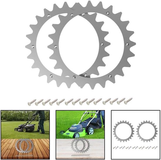 Robotmaaier Grip Spikes - Tractie Verbetering - Betere Grondgrip - Specifiek Ontworpen - 2 Stuks - Zilver — afbeelding 5