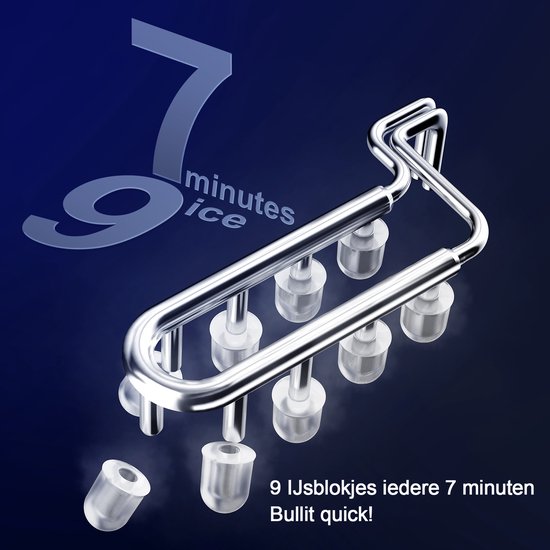Bardi IJsblokjesmachine Set - 2 Liter - 12KG IJsblokjes in 24 uur - met IJsschep - Inclusief 1 Luxe Thermosbeker - Zwart - Citruspers Zwart van Bardi — afbeelding 2
