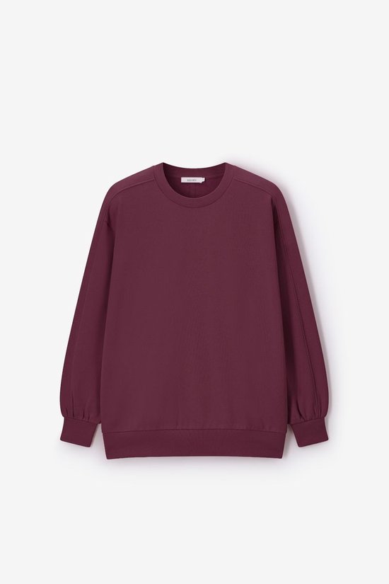 Donkerrode Oversized Sweater
