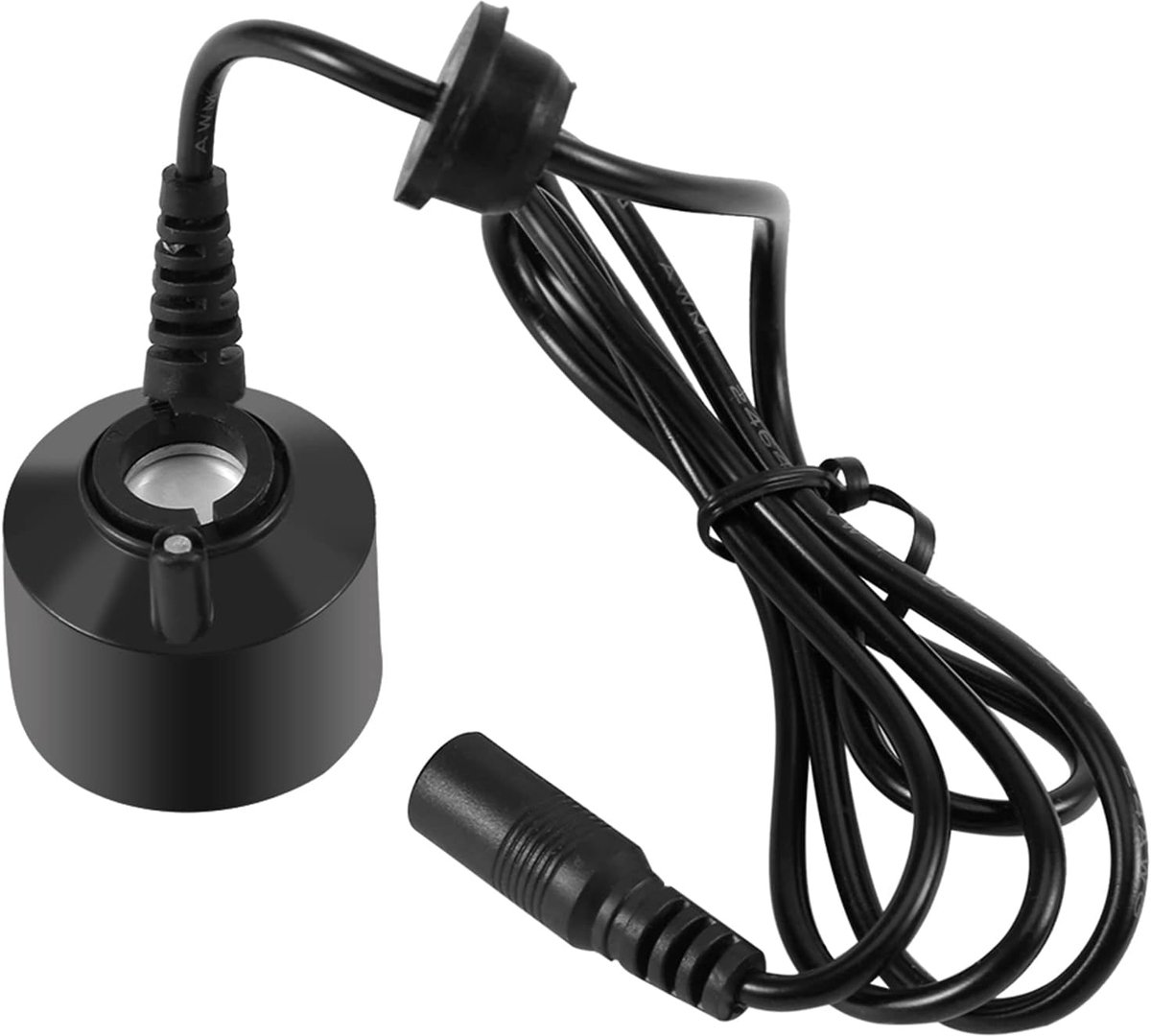 SnelShoppen - Mist Maker Mini Zwart voor Aquarium en Fontein - Creëer Sfeervolle Mist voor Tuin, Binnen en Buiten - Ultrasonische Technologie - Perfec