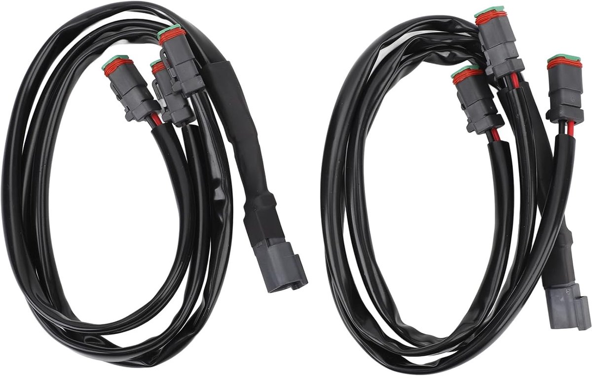 SnelShoppen - 2 Stuks DT Aansluitadapter, Universele Draadverdeelstuk, Duitse DT DTP Krachtige Hittebestendige Draadverlengkit, Verbinders (3-in-1)
