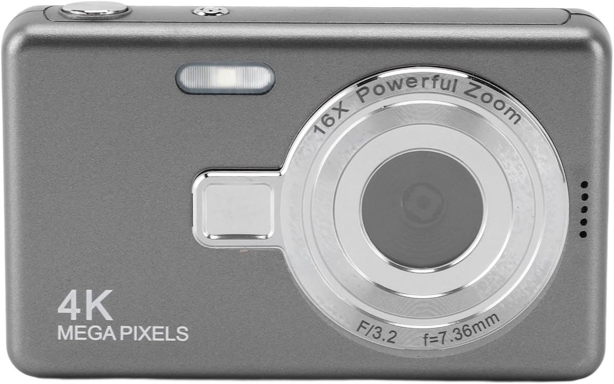 SnelShoppen - Digitale Camera 50MP 1080P 16X Digitale Zoom Autofocus Video Camera met 2.4 Inch Scherm, Compacte Anti-Schok Camera voor Studenten en Ki