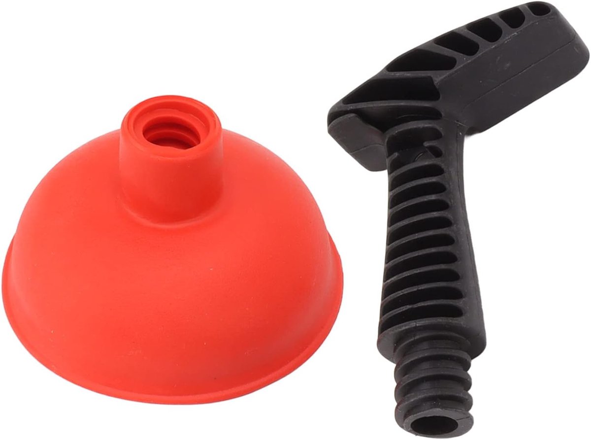 SnelShoppen - Mini Afzuiger Plopper voor Toilet, Bad, Keuken, Douche - Ergonomische Handgreep, Efficiënte Ontstopper voor Sinks, Afvoeren, Vloerputten