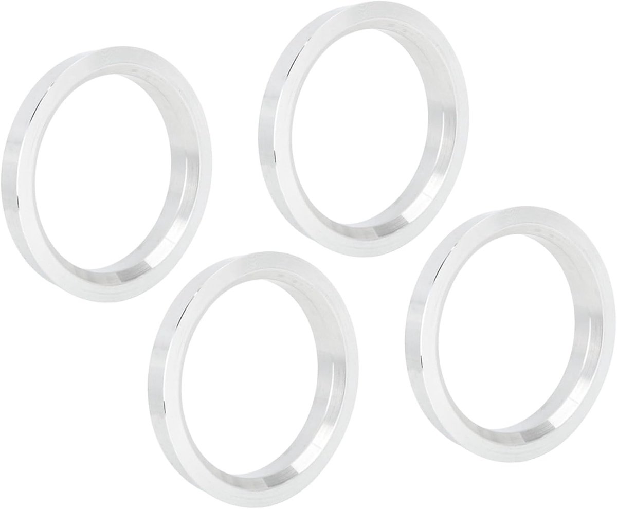 SnelShoppen - 4 Stuks Aluminium Legering Auto Centreringsringen 67.1 naar 54.2 mm voor Wielen en Naven, Geschikt voor Diverse Voertuigen