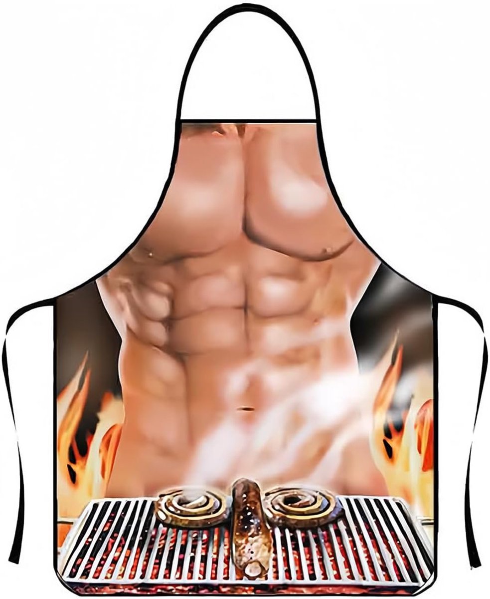 Keuken Schort BBQ - Sexy en Grappig - Duurzaam Polyester - Perfect voor Koken met Vrienden - SnelShoppen