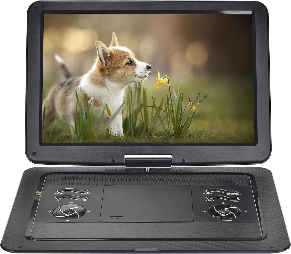Draagbare DVD Speler - Auto Media Speler - Reizen en Entertainment - Groot 17 Inch Scherm - 4 Uur Batterij