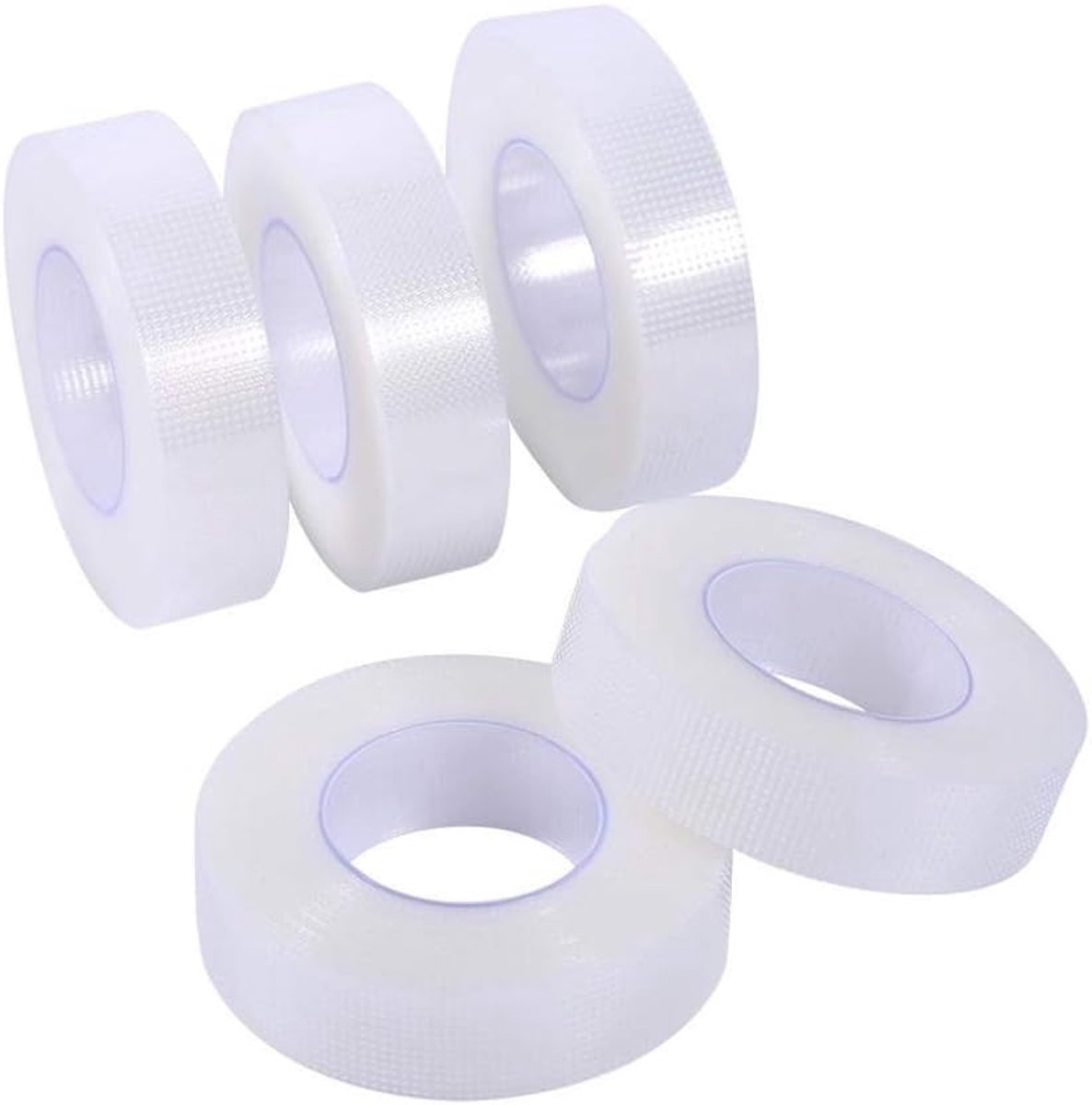SnelShoppen - Medische Micropore Tape voor Wimperextensions - 5 Rollen - Ademend en Comfortabel - Zelfklevend en Scheurbaar - Ideaal voor Gevoelige Kl