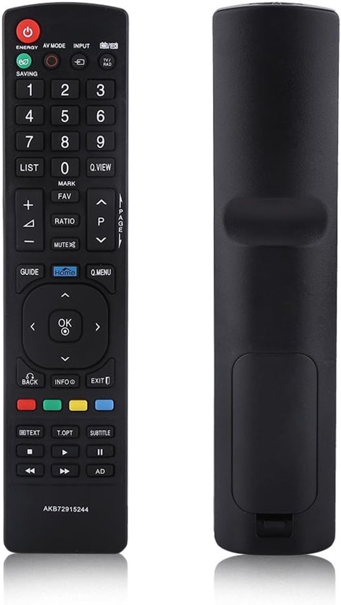 SnelShoppen - Vervangende afstandsbediening AKB72915244 voor LCD, LED, Plasma TV's - Compatibel met 32LD450, 37LD450, 42LD450, 47LD450C, 50PJ340UC en