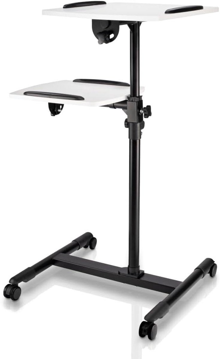 Beamer Tafel - Projector Stand - Film Avond - Twee Niveaus - 52 x 64 cm - Zwart