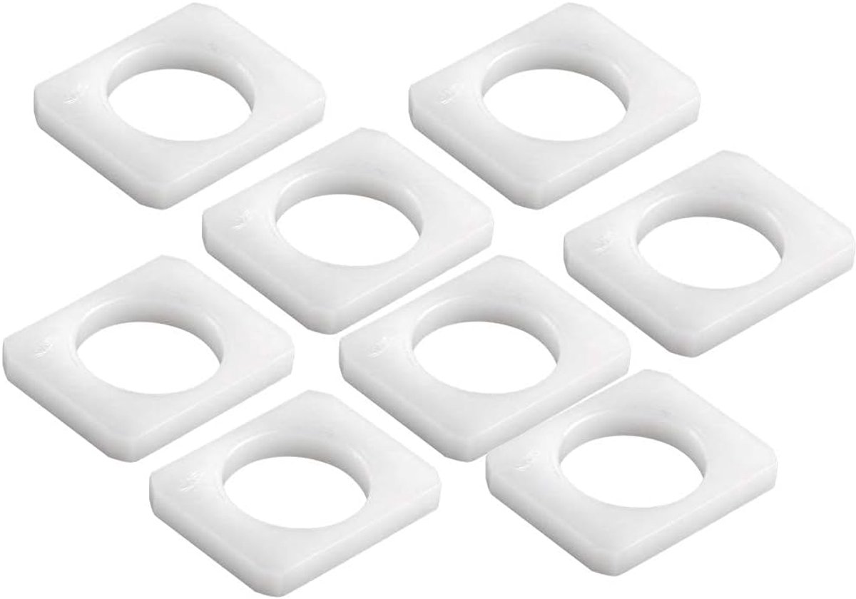 SnelShoppen - 8-delige Auto Zitting Rail Caps voor Z3 E36 E37 E38, Duurzame ABS Zitting Caps voor Comfort en Veiligheid, Perfect voor Auto Interieur
