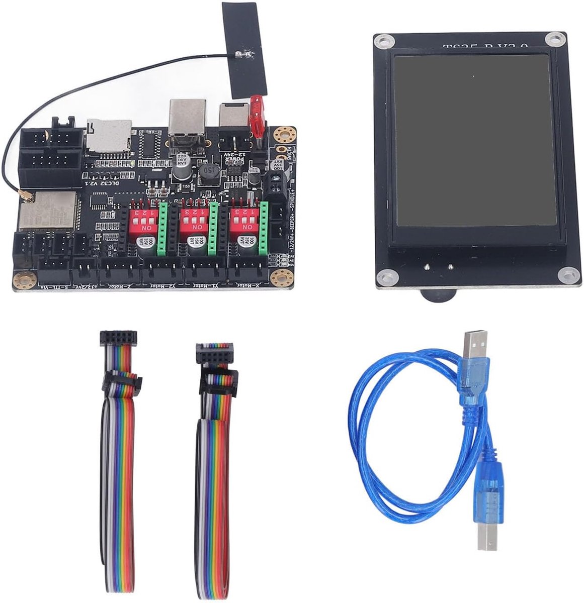 SnelShoppen - Desktop Graveermachine Kit - Universele 3.5" Touchscreen Monitor - DIY Met Cortex-M4 Hoofdbesturingschip - 168M Hoofdfrequentie - Cutter