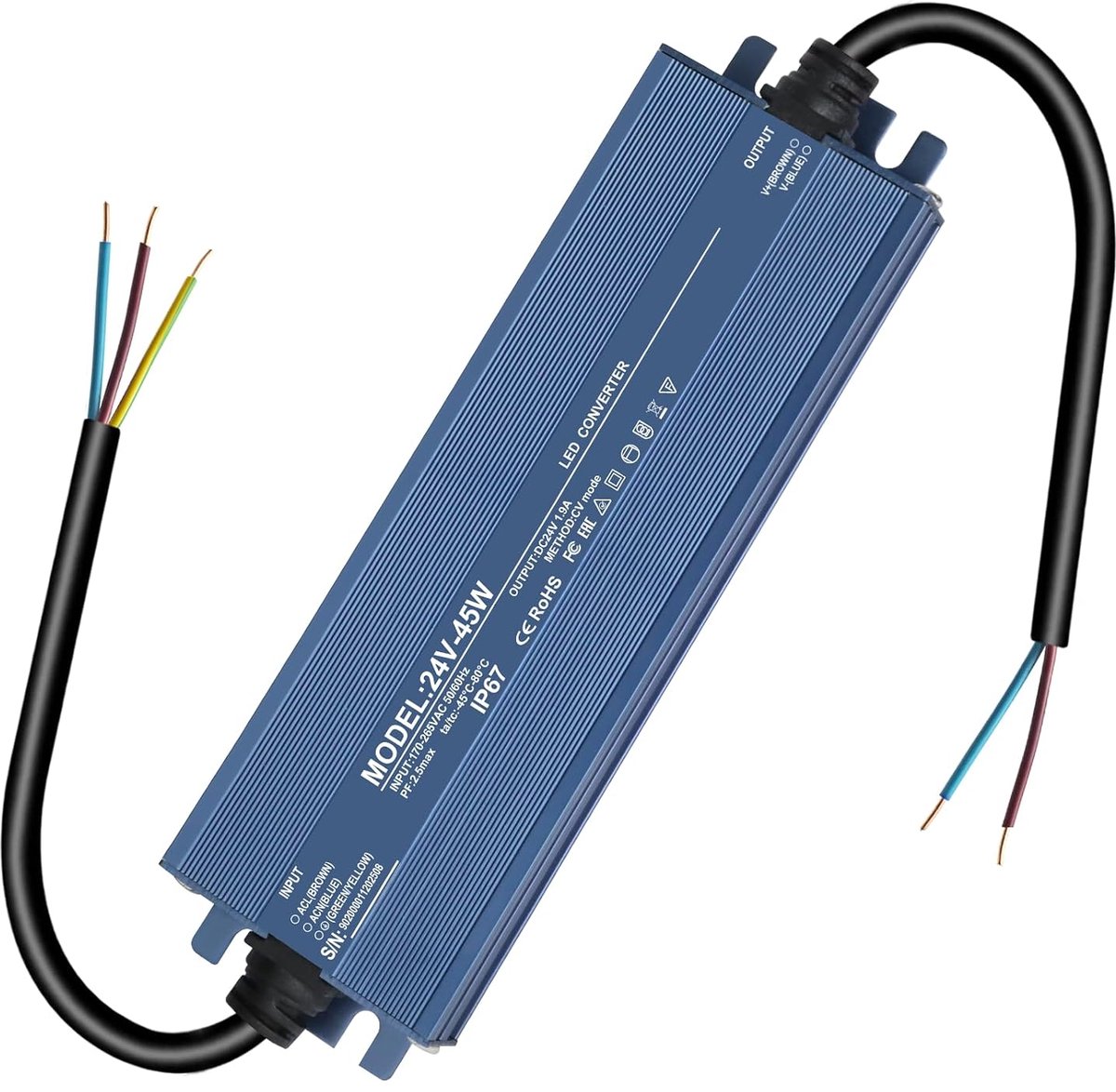 24V 45W, transformer 220V 24V, 1.9A alimony 24V, led driver 24V 45W, transformer led 24V, transformer led 24V - ShopVlot