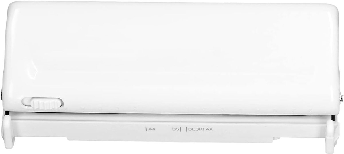 Bindmachine - Papier ponser - Documenten organiseren - Ponst 6 gaten - A4 A5 A6 - Wit