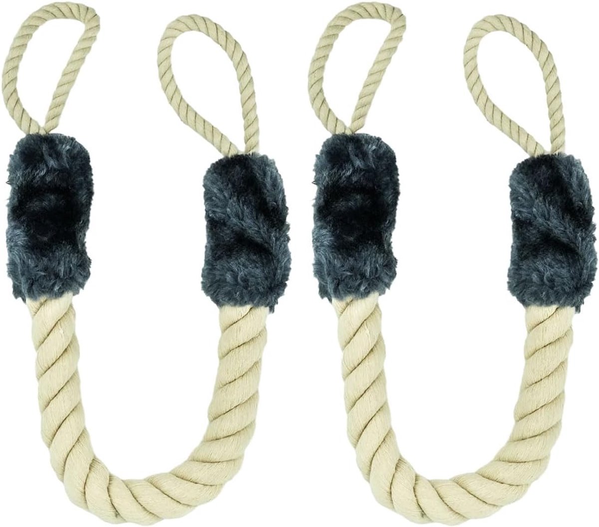 Selyse 2 Pieces Door Lanyard, Clamp Protection for Doors, Door Handle Stoppers, Cotton Door Stopper for Children and - ShopVlot