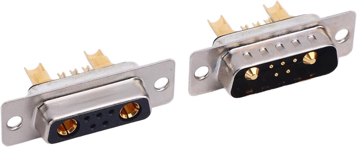SnelShoppen - 20A D Sub Voeding Connector Male Female Terminal Hoogvermogen IP68 Waterdicht voor Balancerende Auto's en PCB Montage