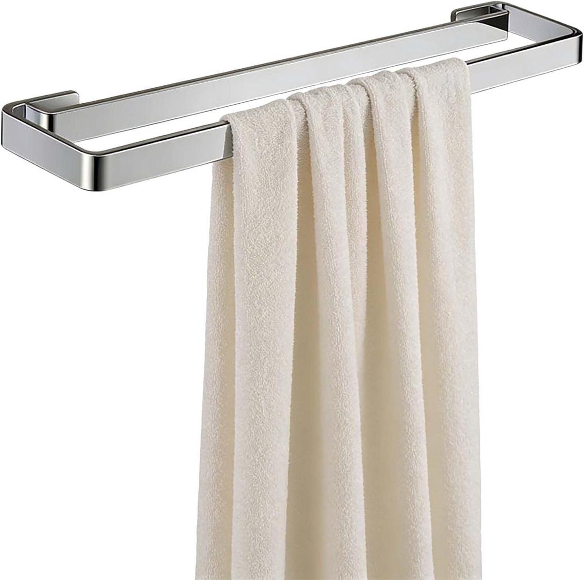 SnelShoppen - Handdoekhouder Zonder Boren, 40 cm Handdoekstang, Zelfklevende Handdoekhouder, Wandhanddoekhouder voor Badkamer en Keuken