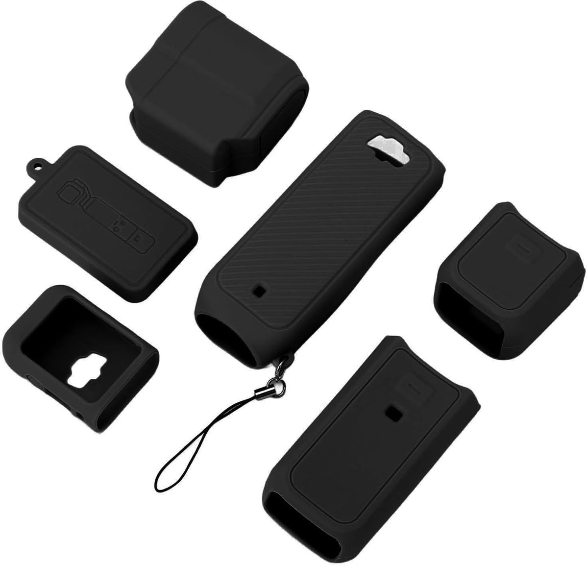 SnelShoppen - Pocket Camera Silicone Beschermcase Flexibele Veerkrachtige Bescherming voor OSMO POCKET 3, Daily Leisure Camping Reizen Wandelen Traini