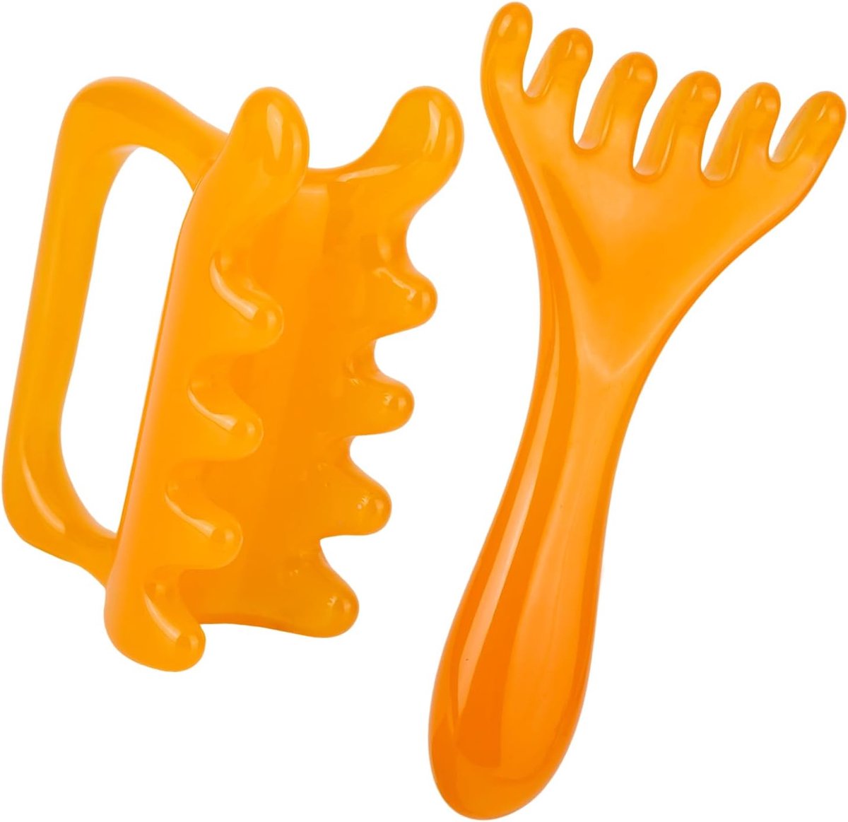 SnelShoppen - Set Fascia en Scalp Massager Tools, Draagbare Myofasciale Ontspanningsmassager voor Spierknopen, Cellulitis, Haargroei, Lymfedrainage -