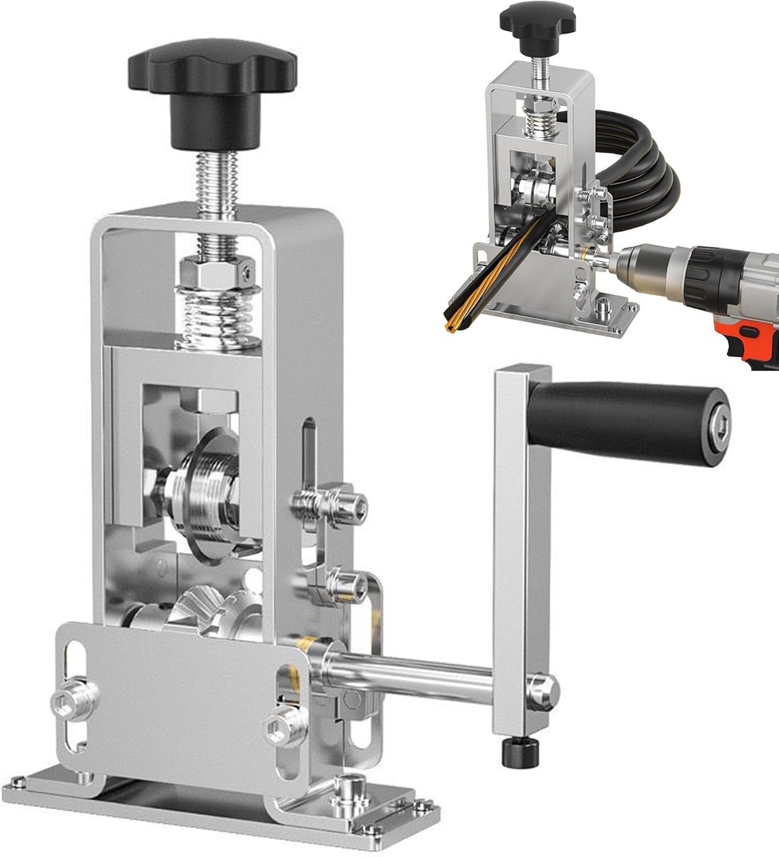 SnelShoppen - Handmatige Draadstripmachine, Kabelstripper Gereedschap 1-25mm, Verstelbare Draadstripper, Efficiënt Kabel Recycling Tool, 20x Sneller d