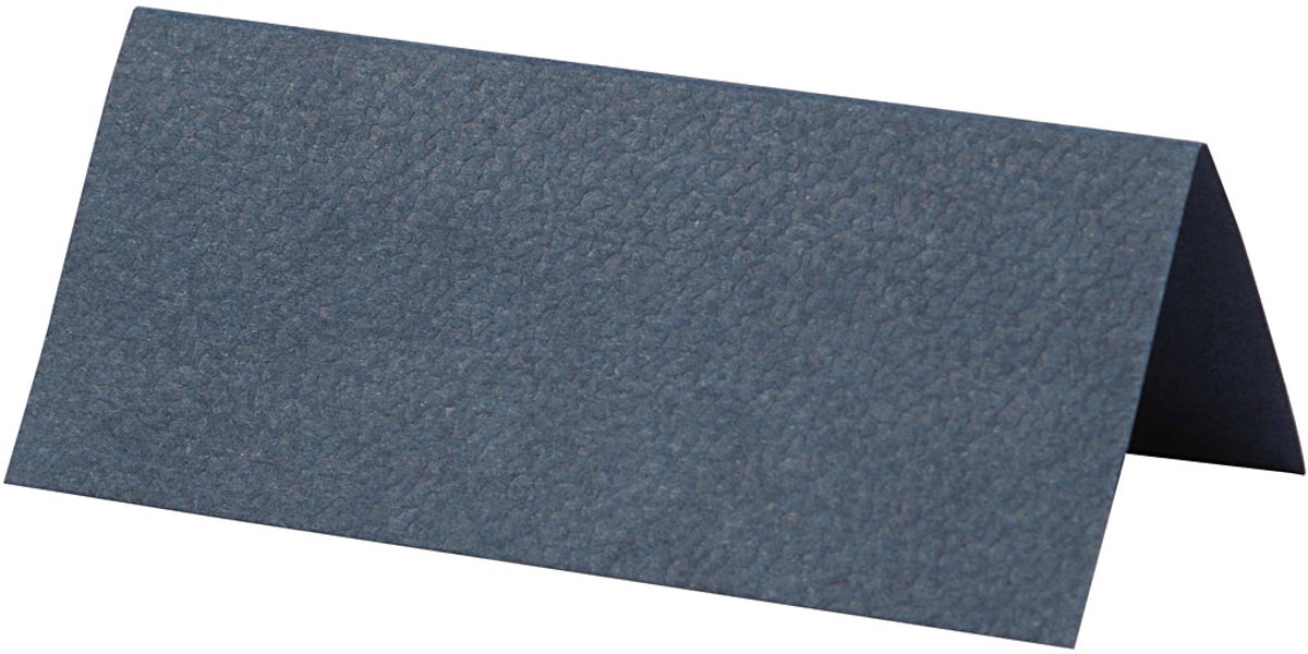 Naamkaarten, afm 9x4 cm, 220 gr, blauw, 20 stuk/ 1 doos