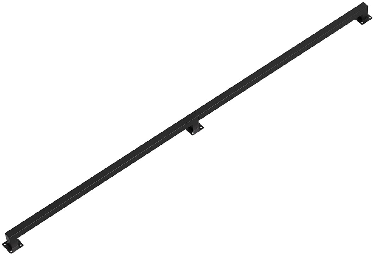 150 cm Trapleuning Trapleuning Wandbevestiging Binnen Buiten Binnen & buiten Zwart