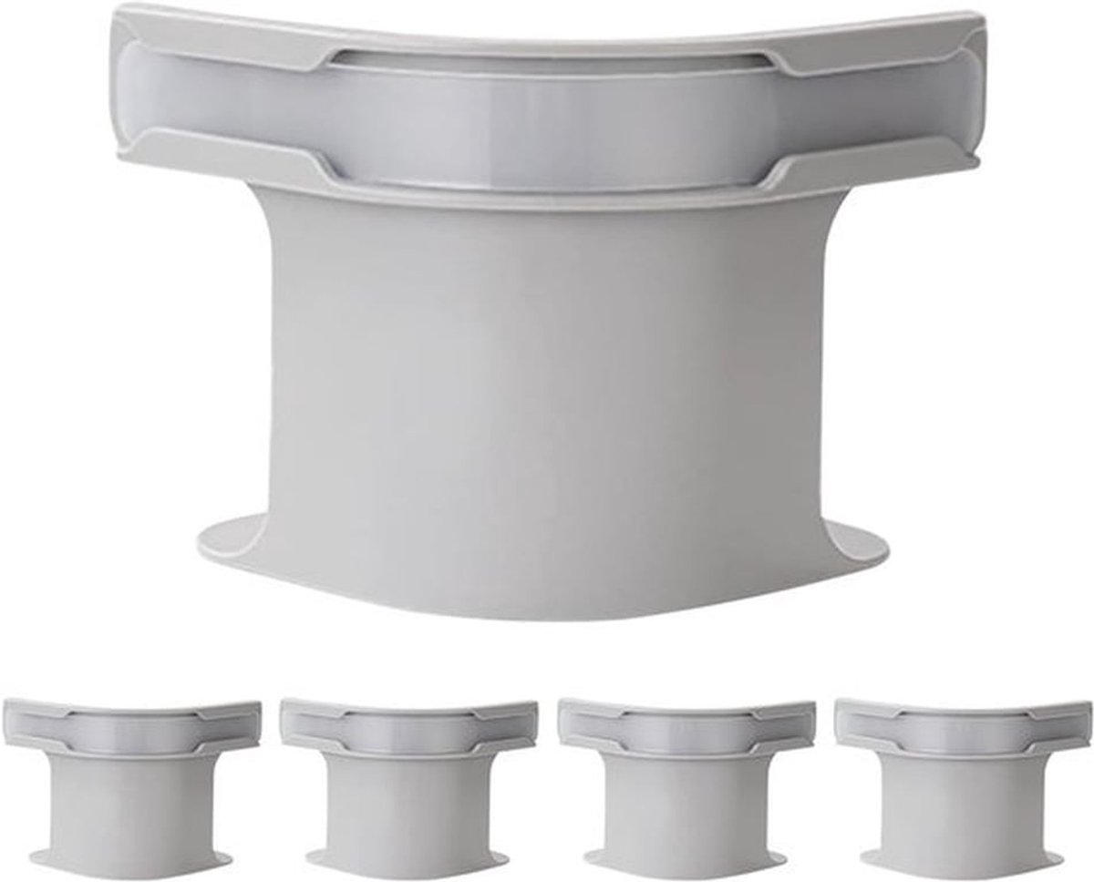 Set van 4 elastische hoeslakens universeel voor alle matrassen met PVC clips en bevestigingsstrips