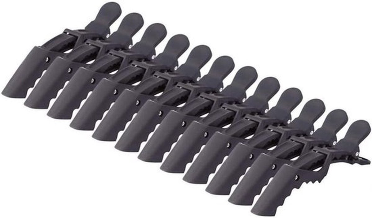 Set van 12 Haarclips voor Kapsels - Krokodillen Haarclips voor Sterk Haar - Professionele Haaraccessoires voor Stylen en Föhnen
