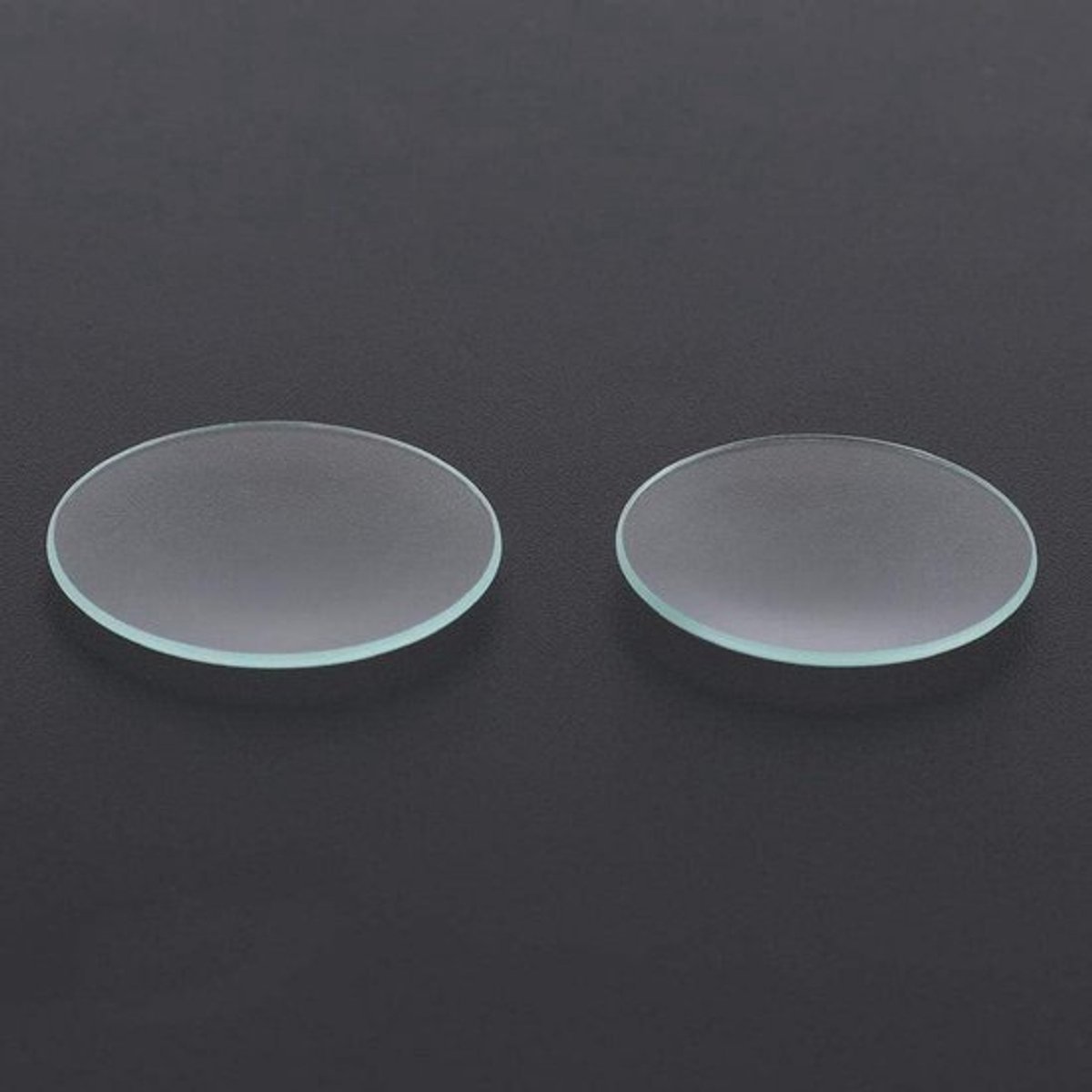 Vervangend Horlogeglas, Dubbel Bolvormig Rond Plat Glas voor Horlogeherstel, Horlogemaker Onderdelen en Accessoires (30+32)