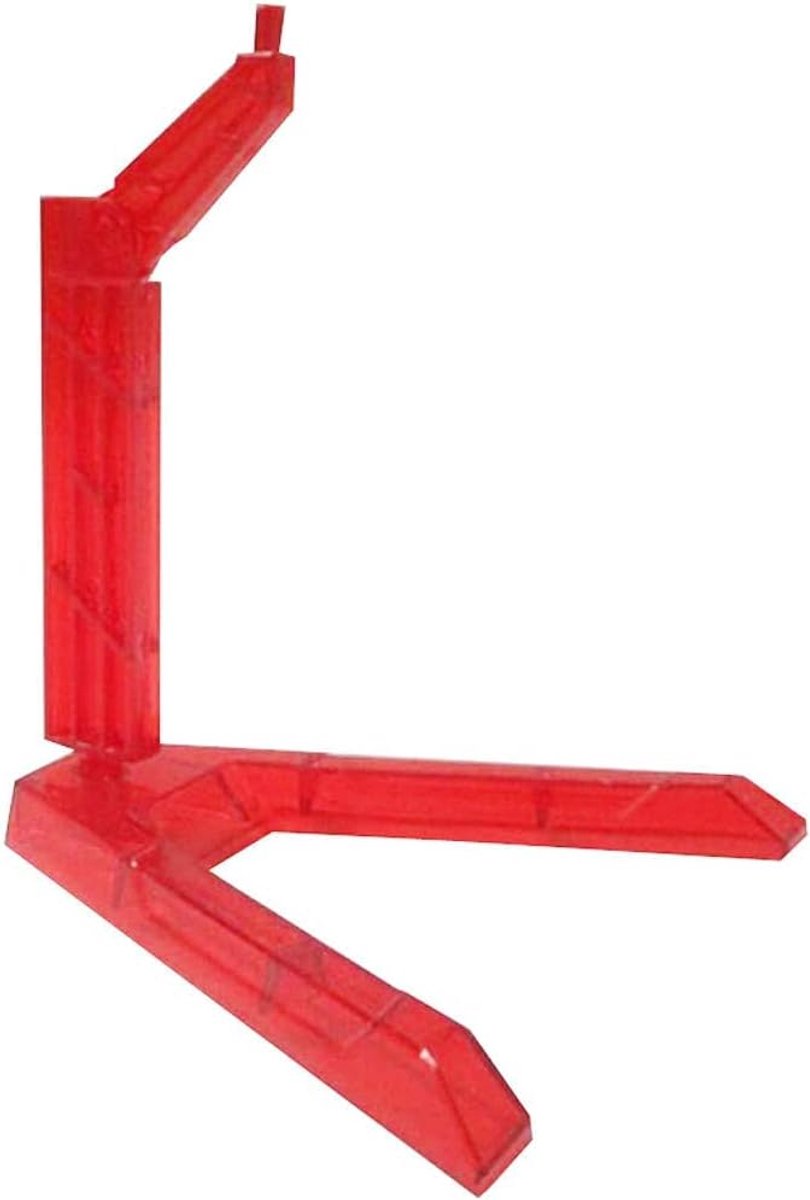 SnelShoppen - Actiestandaard Flexibel voor Figuren PVC SD BB Gundam Actie DIY Kit Speelgoed Show – Rood, 9x8x8 cm