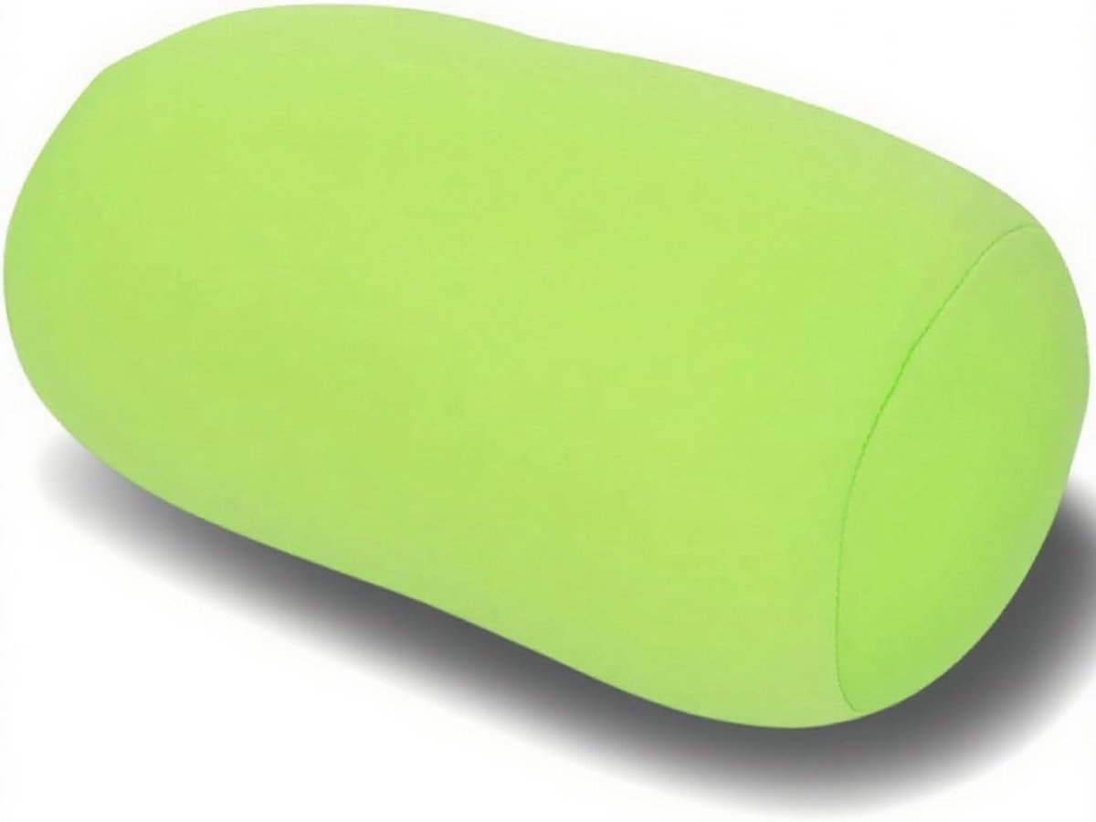 Micro Pillow Back Cushion Mini Cylindrical Pillow Microbead Back Cushion Roll Throw Pillow Travel Home Sleep Neck - ShopVlot