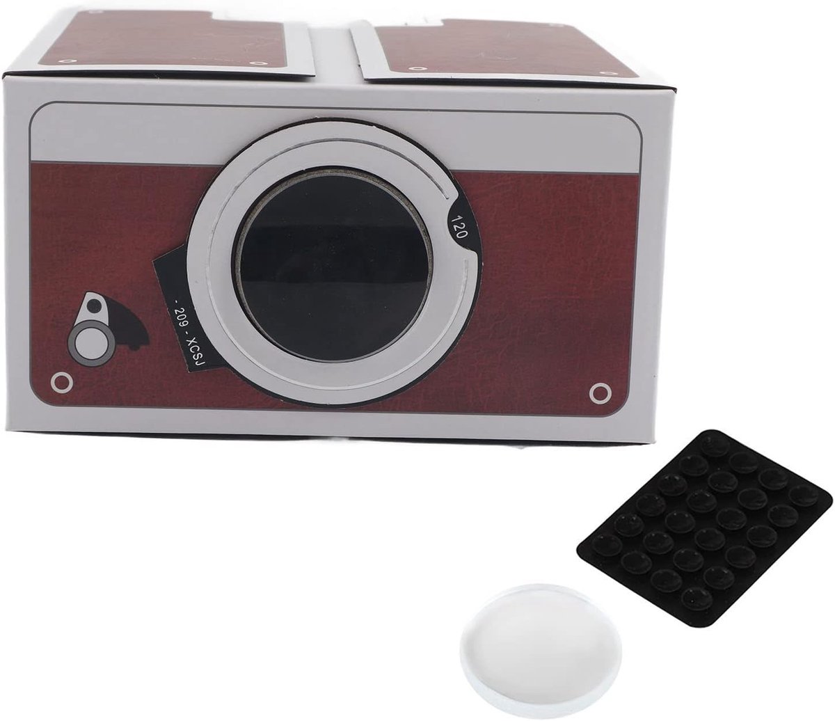 SnelShoppen - Mini Projector Voor Mobiele Telefoons, Slimme Draagbare Tweede Generatie Projector, DIY Mini Projector Voor Thuisbioscoop, Ideaal Voor F