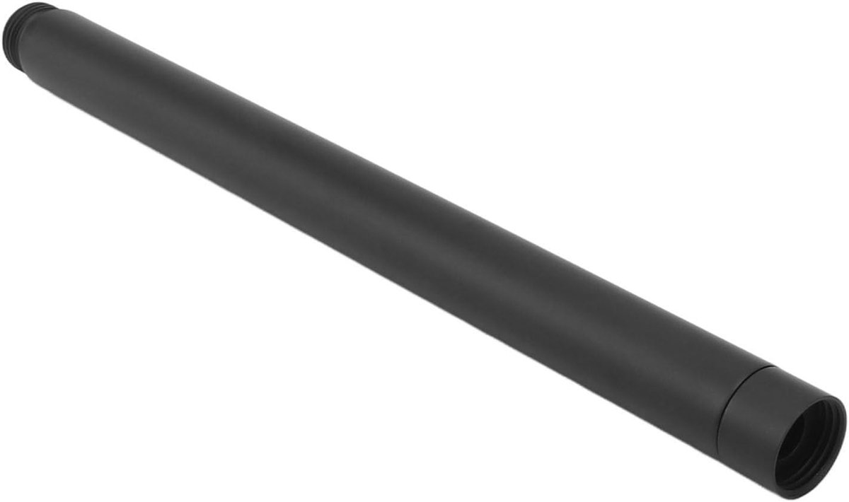SnelShoppen - Rechte Vervangende Doucheverlenging, Douchepijp, Ronde Handaccessoires, Ronde Verlengpijp, Vaste RVS Douchearm voor Badkuip (10 inch)