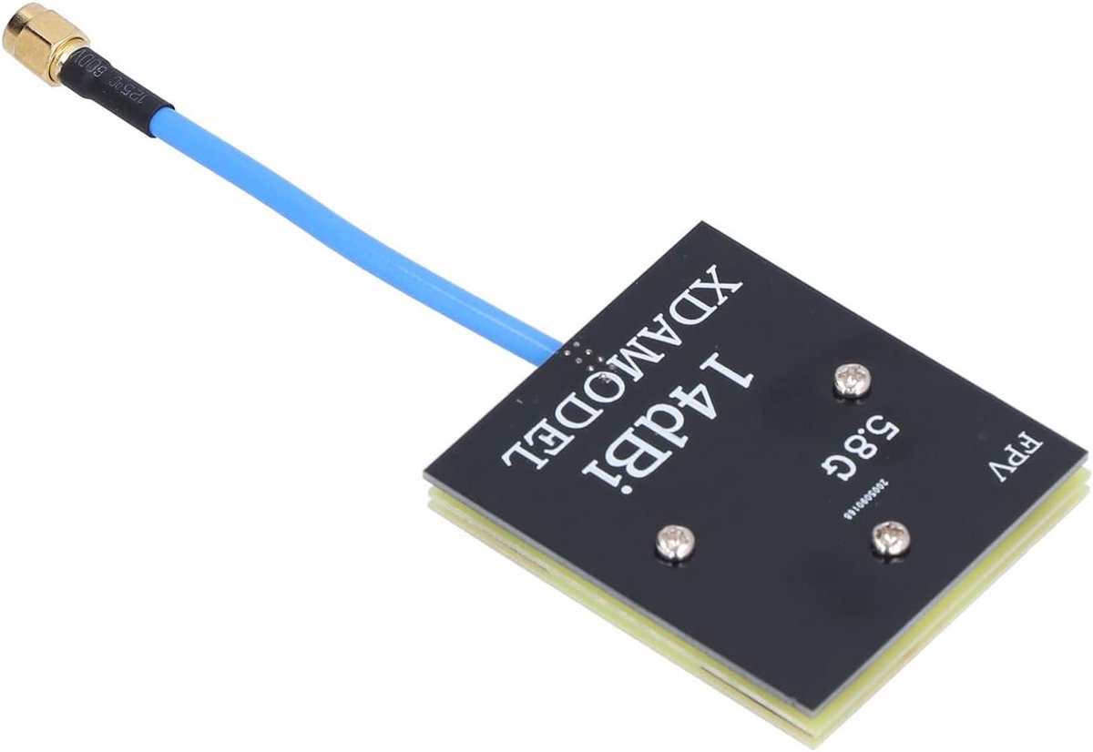 SnelShoppen - Directionele Patch Antenne Paneel Hoogvermogen Lichtgewicht Antenne FPV Systeem 5.8GHz 14 DBi 2.4GHz SMA Paneel Antenne voor Drone en Vi