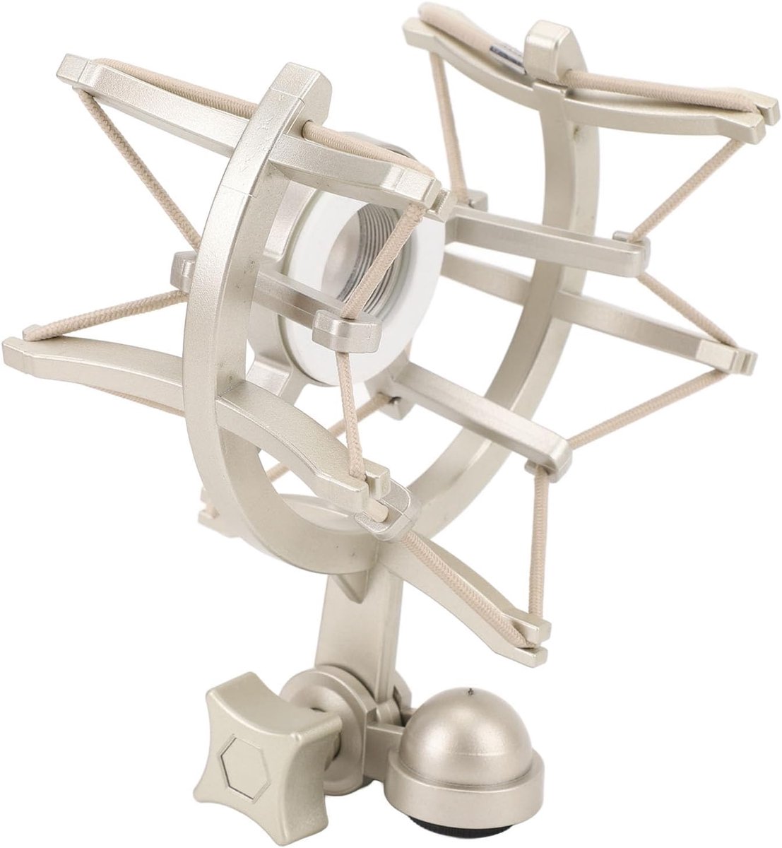 SnelShoppen - Anti-vibratie Microfoonhouder met Schokdemper en 5/8 naar 3/8 Conversienut - Compatibel met TLM103, TLM193, TLM127, TLM170, MK4 - Stabie