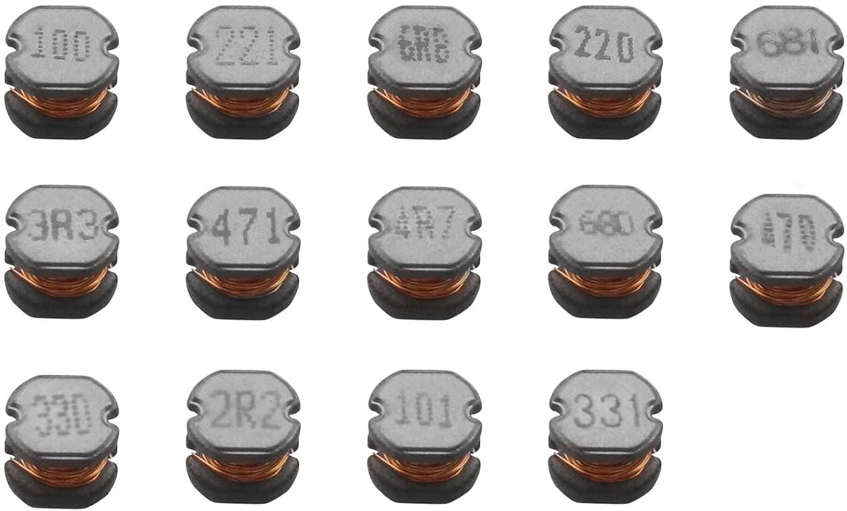 SnelShoppen - 140Pcs SMD Power Inductor Assortiment Kit 2.2UH tot 680UH CD54 Draadspoelen voor Elektronica Projecten