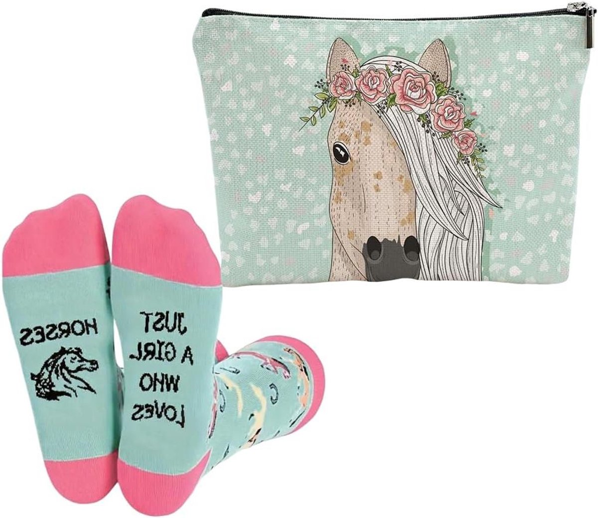 Cosmetische Tas Set - Make-up Tas - Dagelijkse Organisatie - Inclusief Sokken - 23 x 17 cm - Multicolour