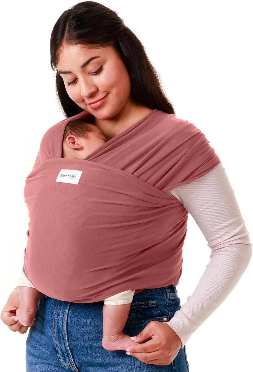 Baby Draagdoek - Draagzak Baby - Baby Comfort - Verstelbare Pasvorm - Tot 16 kg - Roze