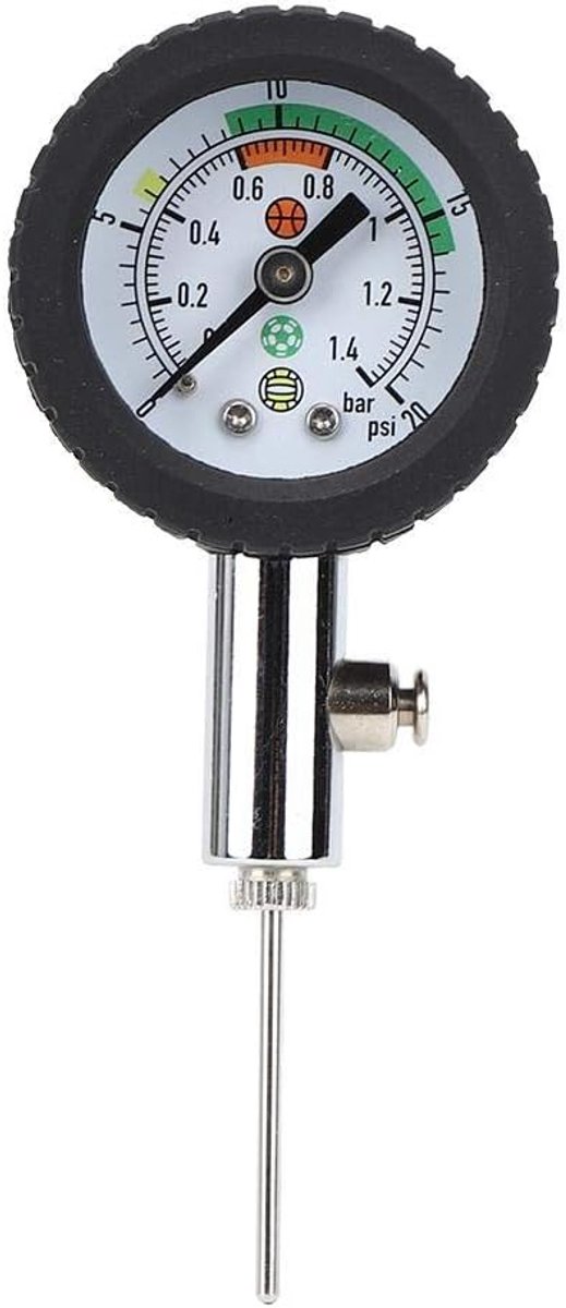 SnelShoppen - Ballon Drukmeter - Drukmeter voor Voetbal, Basketbal, Volleybal - Lichtgewicht en Draagbaar - Ideaal voor Sportgebruik