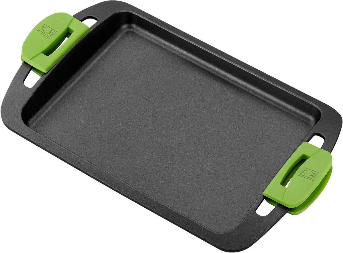 Grillpan - Koekenpan - Gezond Koken - Gegoten Aluminium - 40 cm - Zwart