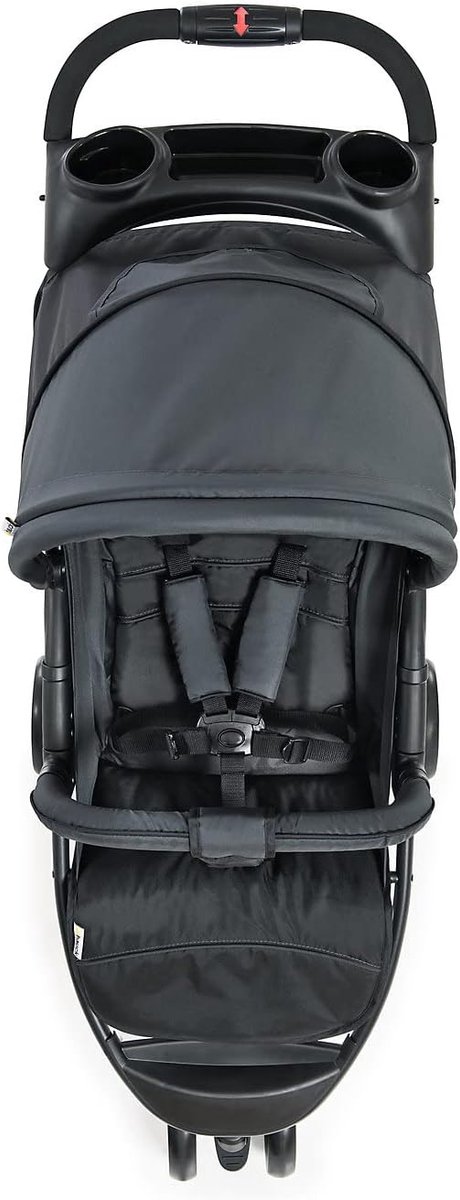 Neo 2 kinderwagen met drie wielen - opvouwbaar met één hand - lichtgewicht - tot 25 kg - grijs - opgevouwen 75 kg - bekerhouder - liggende positie - grote mand Buggy inklapbaar vliegtuig – foto 6
