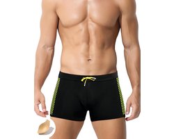 Zwemshorts voor heren, strakke en snelle droging, ideaal voor watersporten en zwemmen, maat EU S-XL