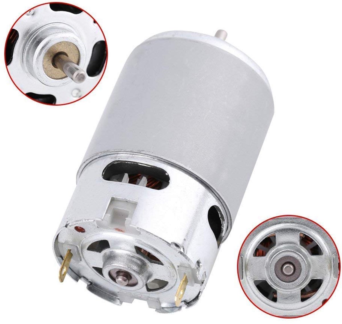 SnelShoppen - Motor RS-550 Micromotor DC 12V 5800 toeren/min voor Accu Boormachines, Elektrische Schroefmachines en Modellen
