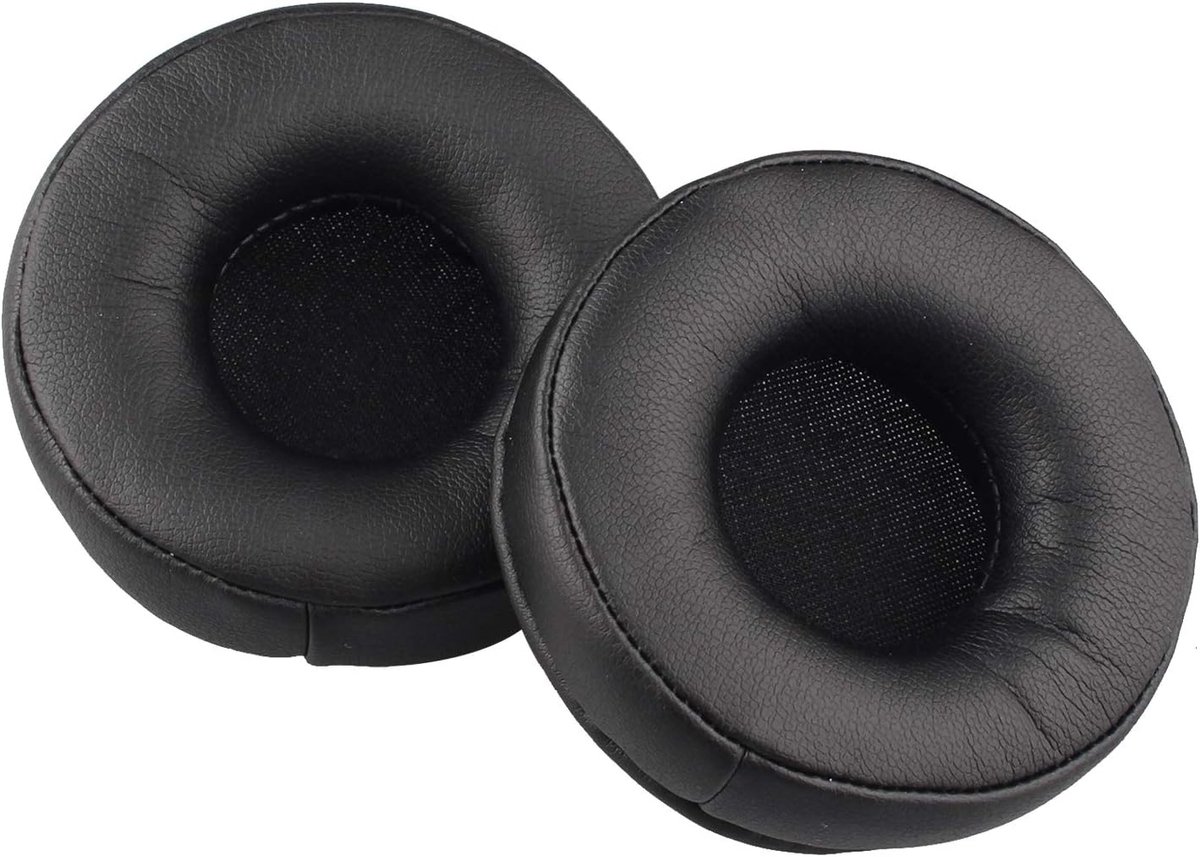 SnelShoppen - 1 Paar Vervangende Oorkussens Voor Jabra Move Draadloze On-Ear Bluetooth Hoofdtelefoon - PU Leer, Geheugen Schuim, Eenvoudig Te Installe