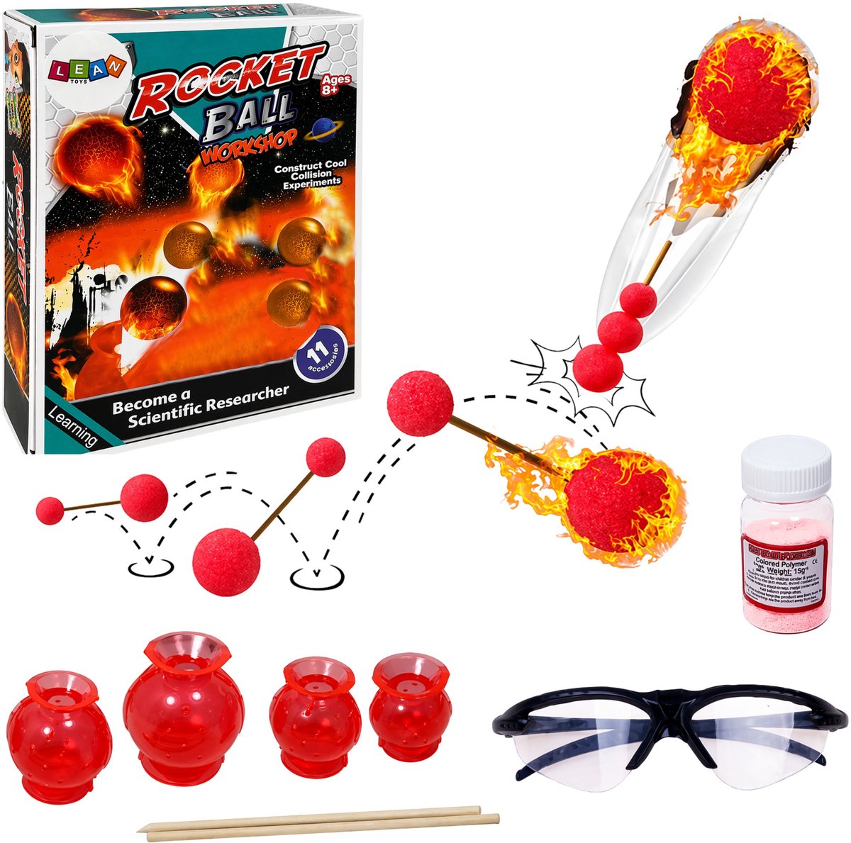 Chemische ballen Diy Educatief pakket Wetenschapsexperiment - UNI