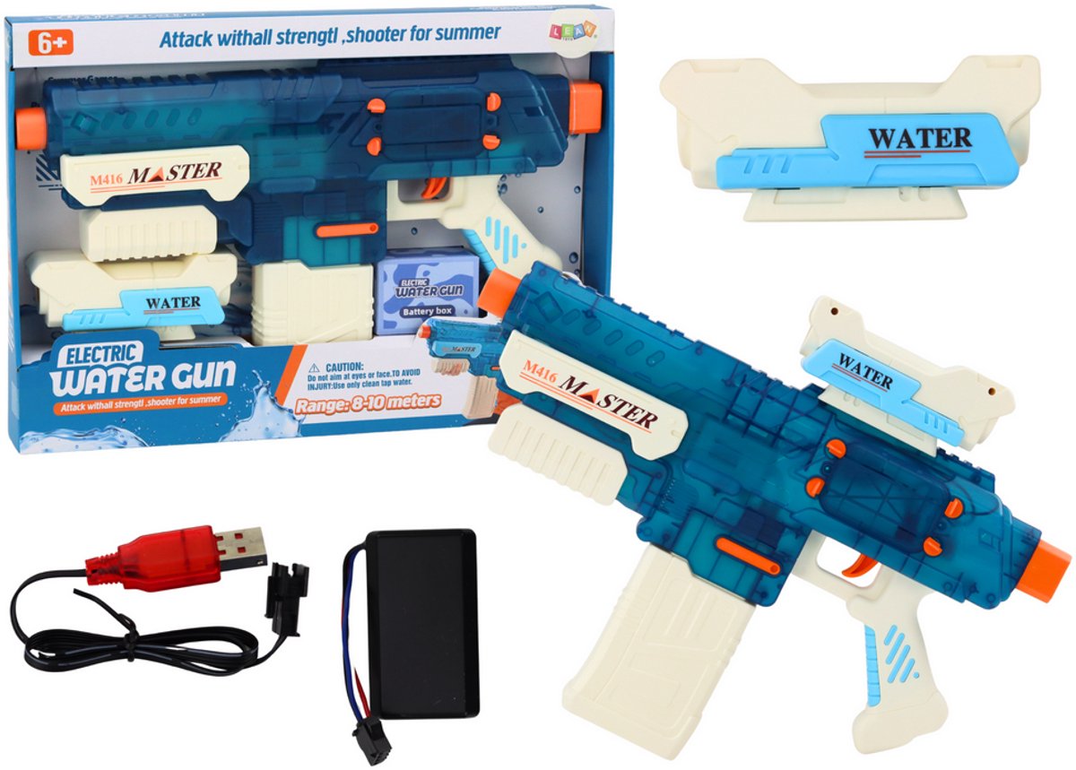 Geweer oplaadbaar waterpistool M416 500ml Bereik 8-10m