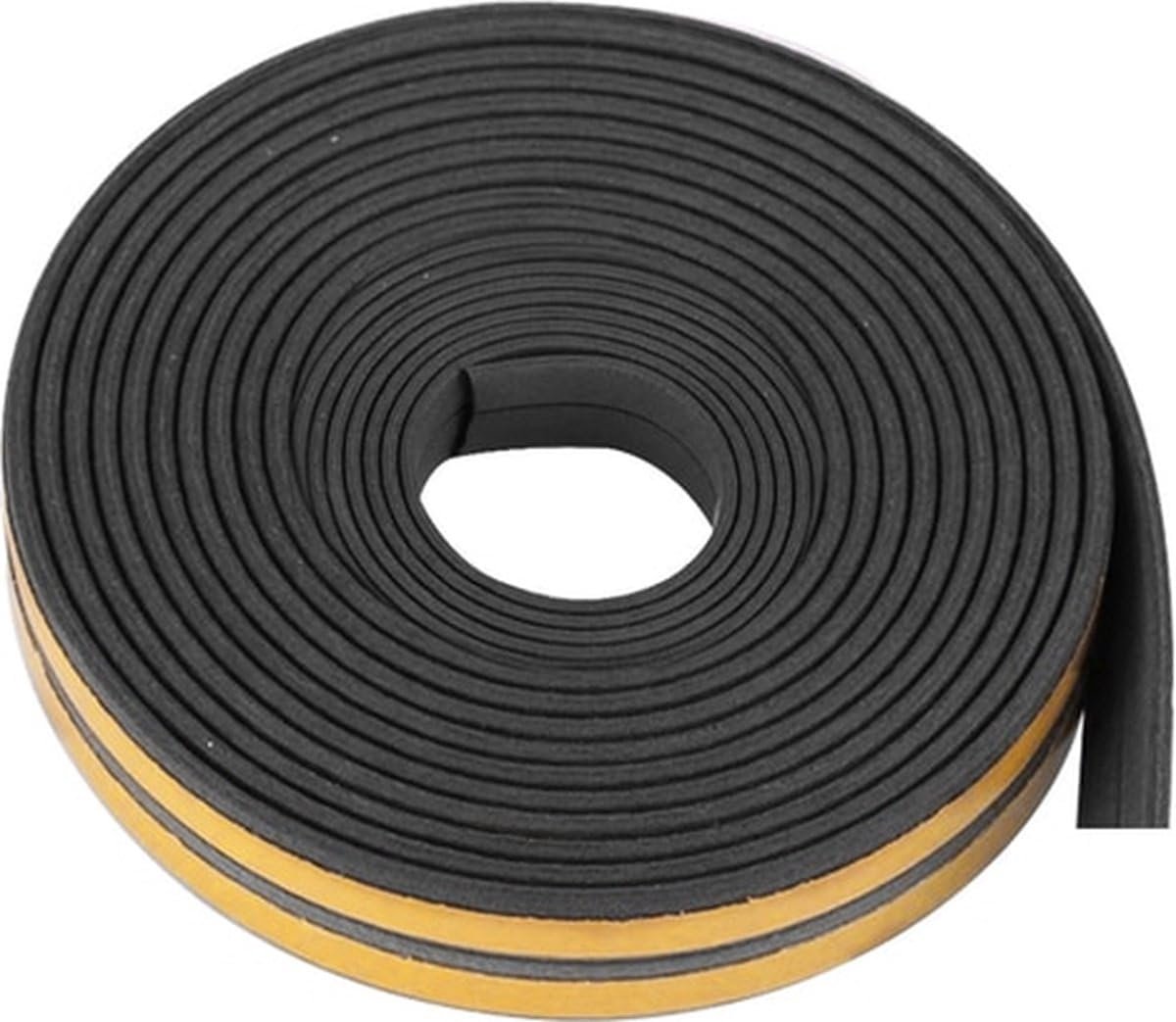 SnelShoppen - Weatherstrip 10 Meter - Zelfklevende Dichting - Tochtstrip - Tochtwerend voor Deuren en Ramen - Energiebesparend - Hoogwaardige Foam - D