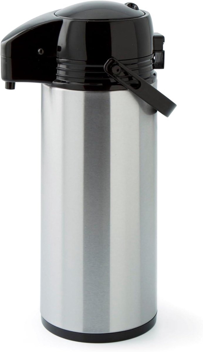 Thermosfles - Isolatiekan Dranken - Dranken Warm Houden - Dubbelwandige Isolatie - 1.9 Liter - Zilverkleurig